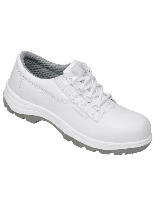 Chaussures de sécurité montantes pour travail en cuisine blanches -  Sanipousse produits HACCP