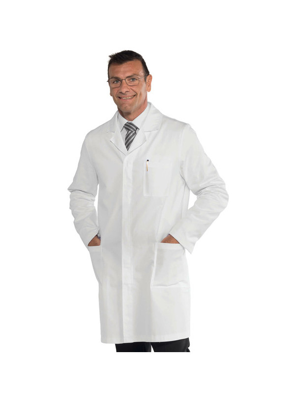 Homme mâle blouse de laboratoire laboratoire shirt blanc 