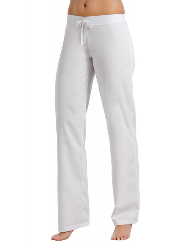 Pantalon blanc taille élastique vendu sur