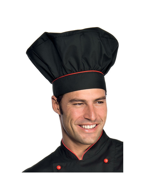 Garneck Cuisine Chefs Chapeau Cap Cuisine Traiteur Calotte Pirate Chapeau Ruban Cap Turban avec Cravate Dos Noir 