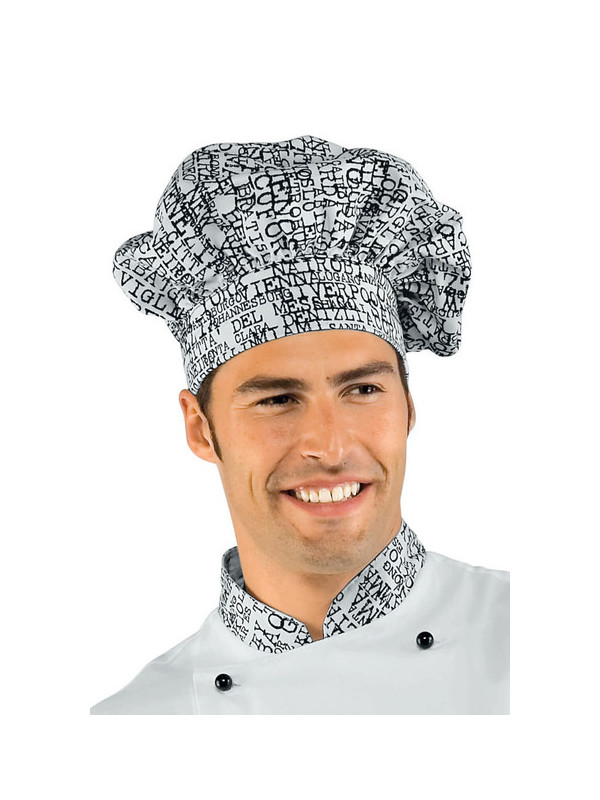 Kentop Bonnets de Cuisinier Chapeaux de Cuisine Cafe Restauration Bonnets de Chef avec Style Champignon Medium Blanc 
